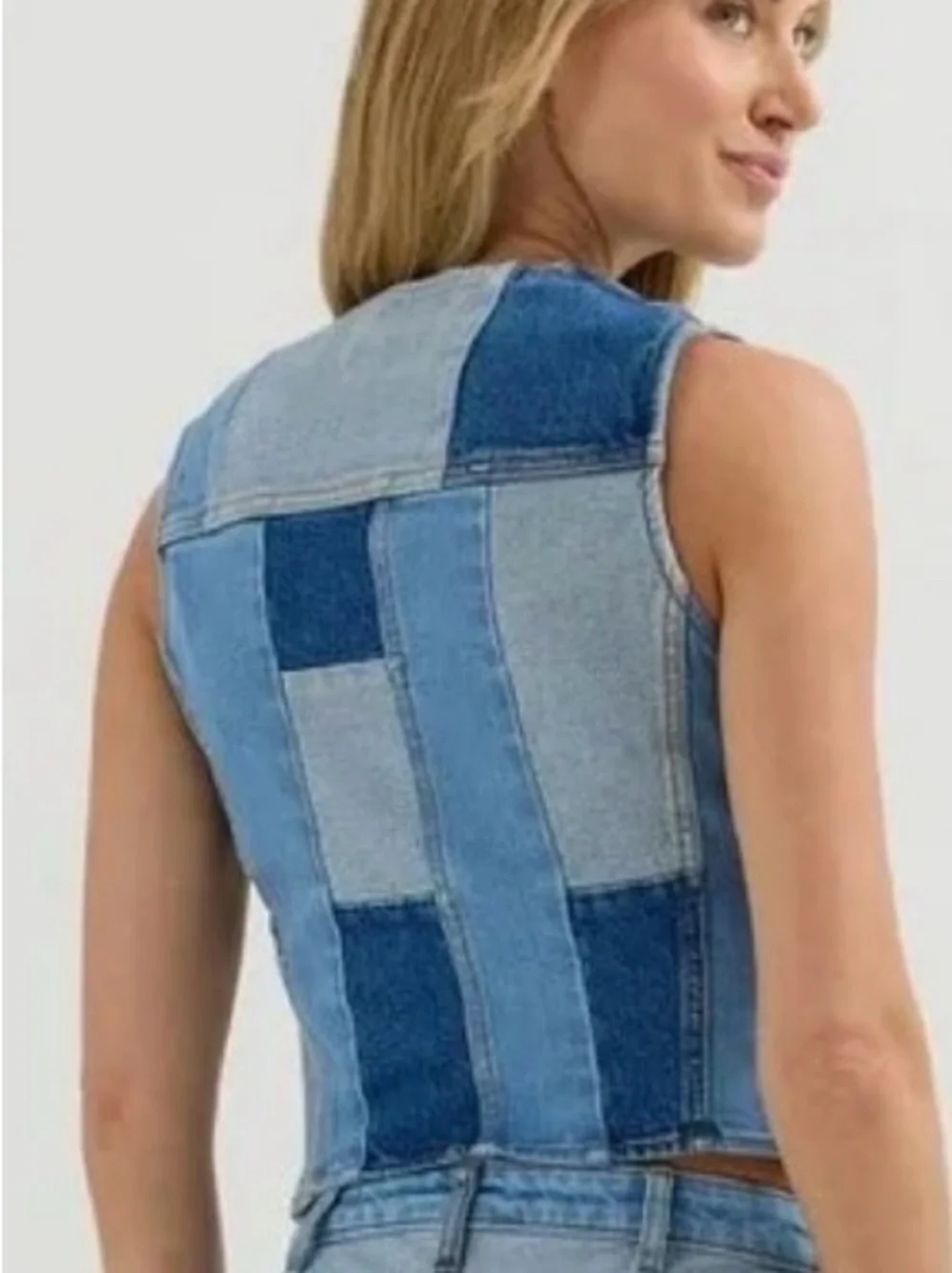 Wrangler with love Lainey Light Blue Denim Jacket - Picture 2 of 7